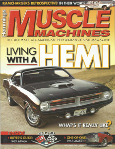 HEMMINGS MUSCLE MACHINES 2009 NOV - AMX-R, HEMI CUDA, 409, CHEETAH